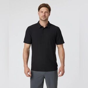 Vuori Strato Tech Polo in Black Size Large Like New